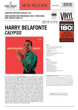 Harry Belafonte Calypso