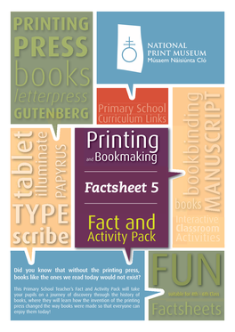 Factsheet 5 Teacher’S Eractive Fact and Assroom Activity Pack Tivities