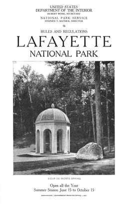 Lafayette National Park