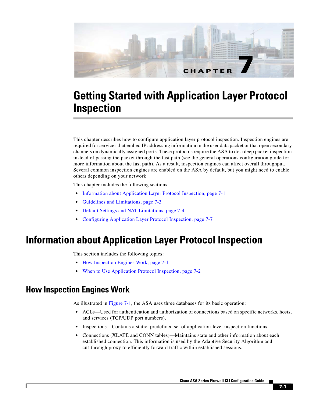 Getting Started with Application Layer Protocol Inspection