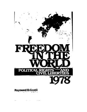 Freedom in the World 1978 Complete Book