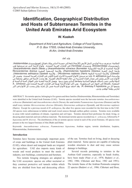 Sultan Qaboos University Journal for Scientific Research