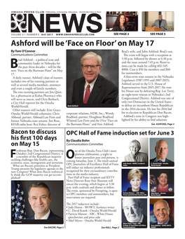 Ashford Will Be ‘Face on Floor’ on May 17 by Tom O’Connor Brad’S Wife, and John Ashford, Brad’S Son