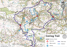 The Ceiriog Trail (Direction and Map)