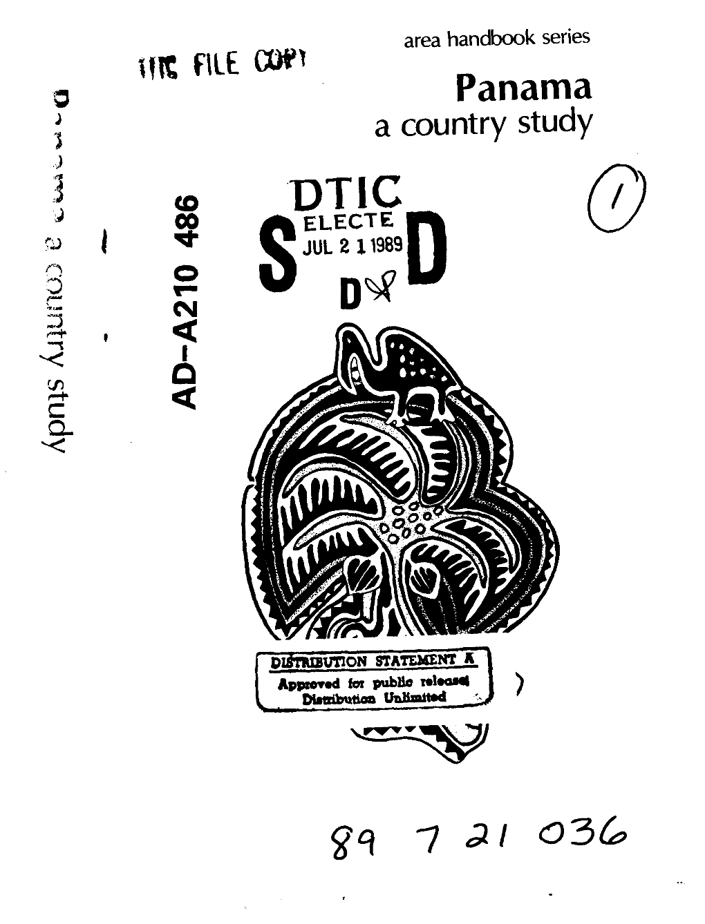 Area Handbook Series: Panama: a Country Study