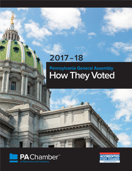 2017-18 Legislative Scorecard