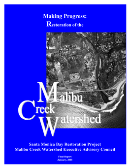 Malibu Creek Watershed Executive Advisory Council
