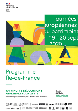 Programme Des JEP En Île-De-France