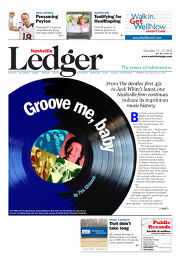 From the Beatles' First 45S to Jack White's Latest, One Nashville Firm
