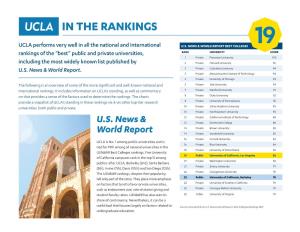 UCLA in the Rankings
