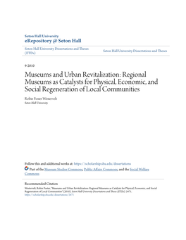 Museums and Urban Revitalization