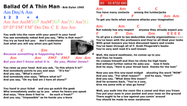 Ballad of a Thin Man- Bob Dylan 1965