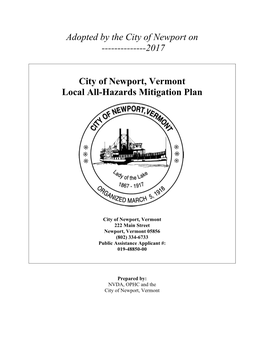 Local Hazard Mitigation Planning Authorized by Section 322 of the Stafford Act As Amended by Section 104 of the Disaster Mitigation Act of 2000