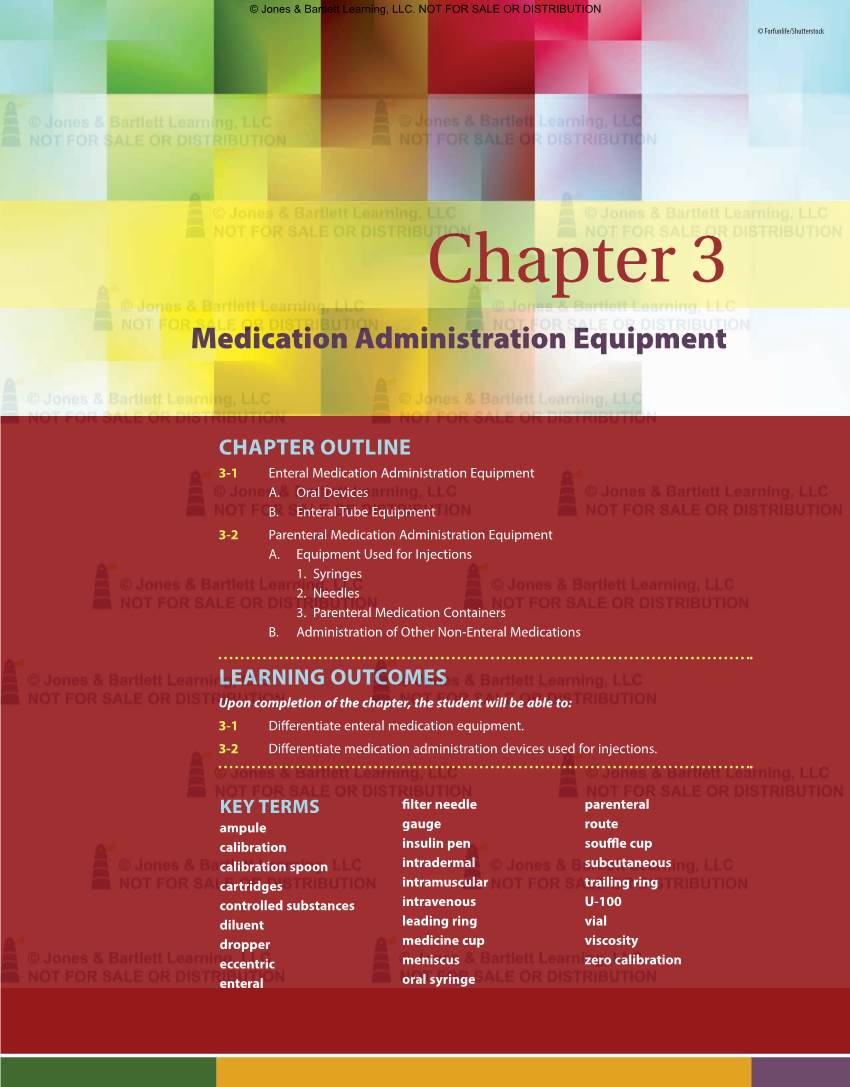 Chapter 3 Medication Administration Equipment
