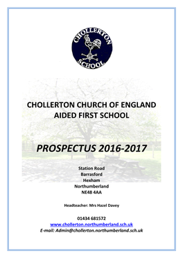 Prospectus 2016-2017