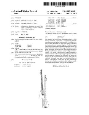 (12) United States Patent (10) Patent No.: US 8,987,568 B1 Fucci (45) Date of Patent: Mar