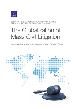The Globalization of Mass Civil Litigation: Lessons from the Volkswagen “Clean Diesel” Case