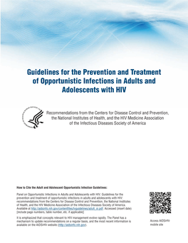 HIV/AIDS Guidelines