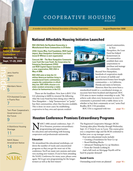 Cooperative Housing Bulletin