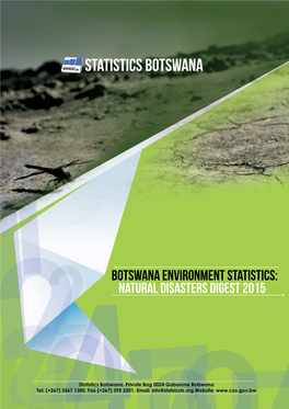 Botswana Environment Statistics: Natural Disasters Digest 2015