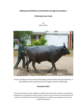 A Botswana Case Study November 2013
