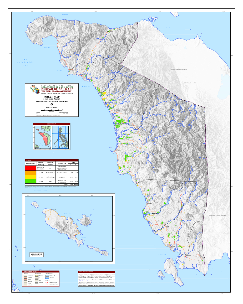 SOIL Ph MAP BUREAU of SOILS and WATER MANAGEMENT