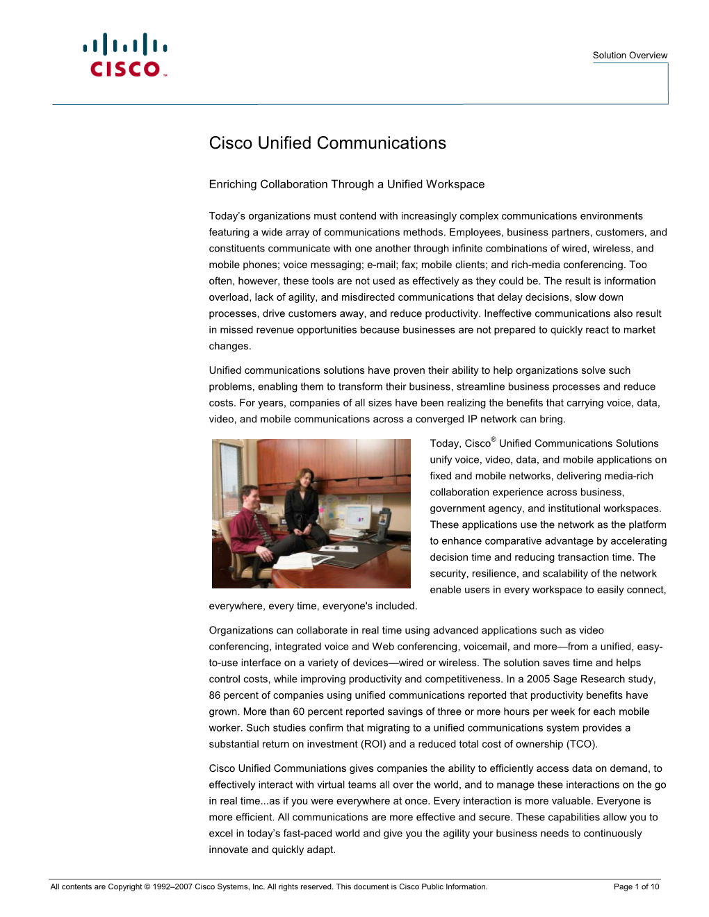 Cisco Unified Communications