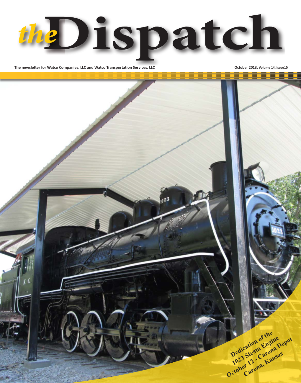 Dedication of the 1023 Steam Engine October 12
