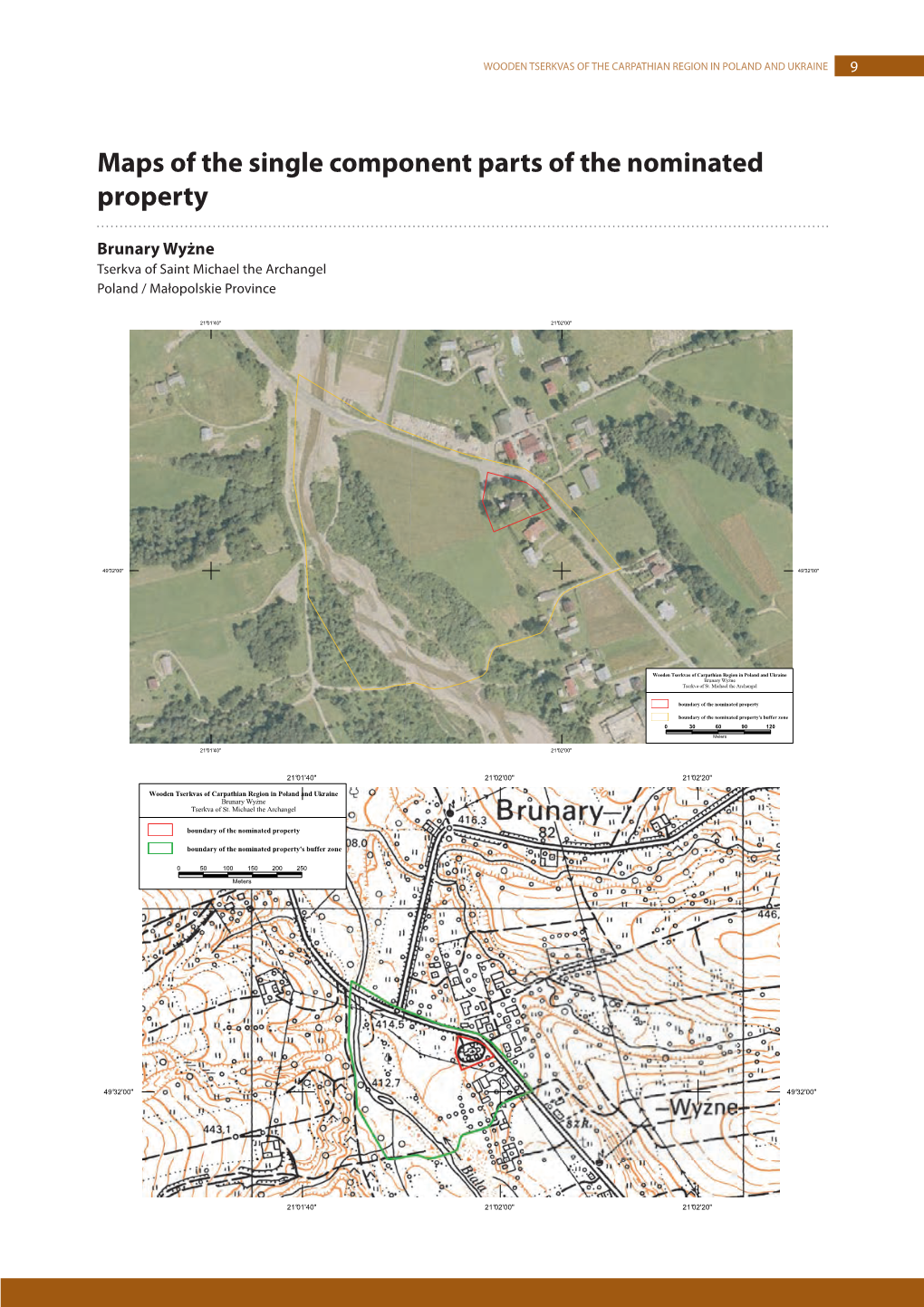 Maps of the Single Component Parts of the Nominated Property