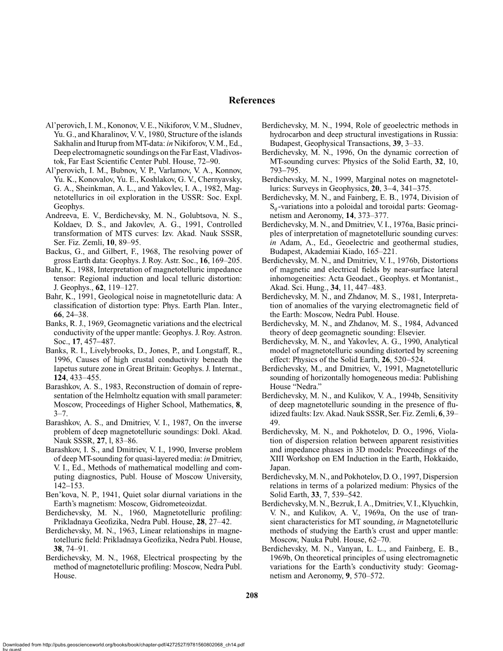 Magnetotellurics in the Context of the Theory of Ill-Posed Problems