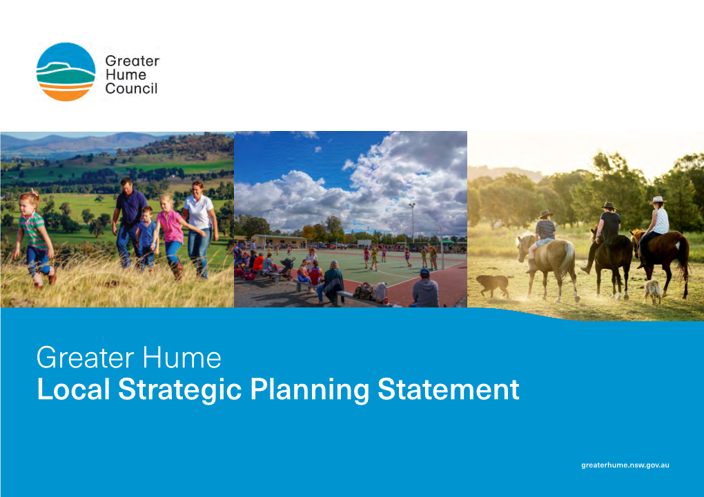 Greater Hume Local Strategic Planning Statement