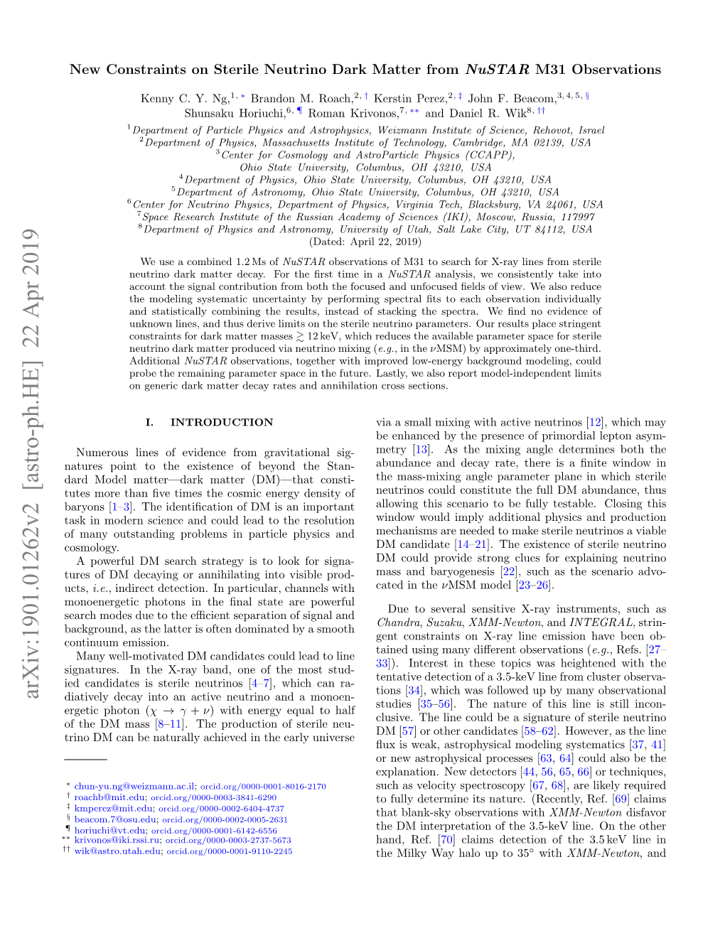 New Constraints on Sterile Neutrino Dark Matter from $ Nustar $ M31