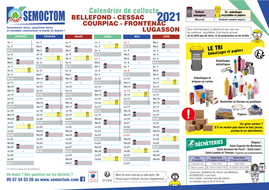 Calendrier De Collecte