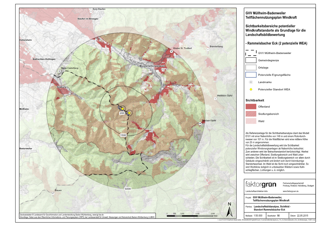 2001500GVV Müllheim-Badenweiler Teilflächennutzungsplan Windkraft