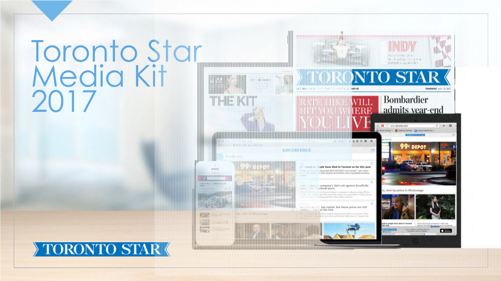 Toronto Star Media Kit 2017 Toronto Star