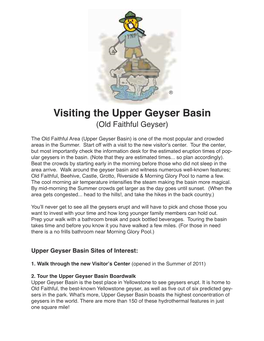 Visiting the Upper Geyser Basin (Old Faithful Geyser)