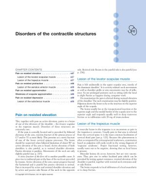 Disorders of the Contractile Structures