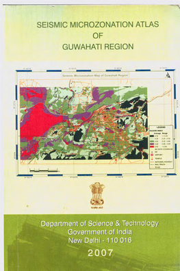 Seismic Microzonation Atlas of Guwahati Region