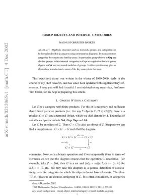 [Math.CT] 4 Dec 2002 N Morphism a ﬁnd That Rne.Ihp O Ilﬁdi Sfl Midbe Om Supe Article
