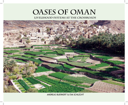 Oases of Oman Livelihood Systems at the Crossroads