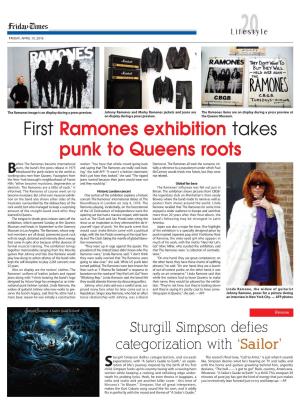 First Ramones Exhibition Takes Punk to Queens Roots