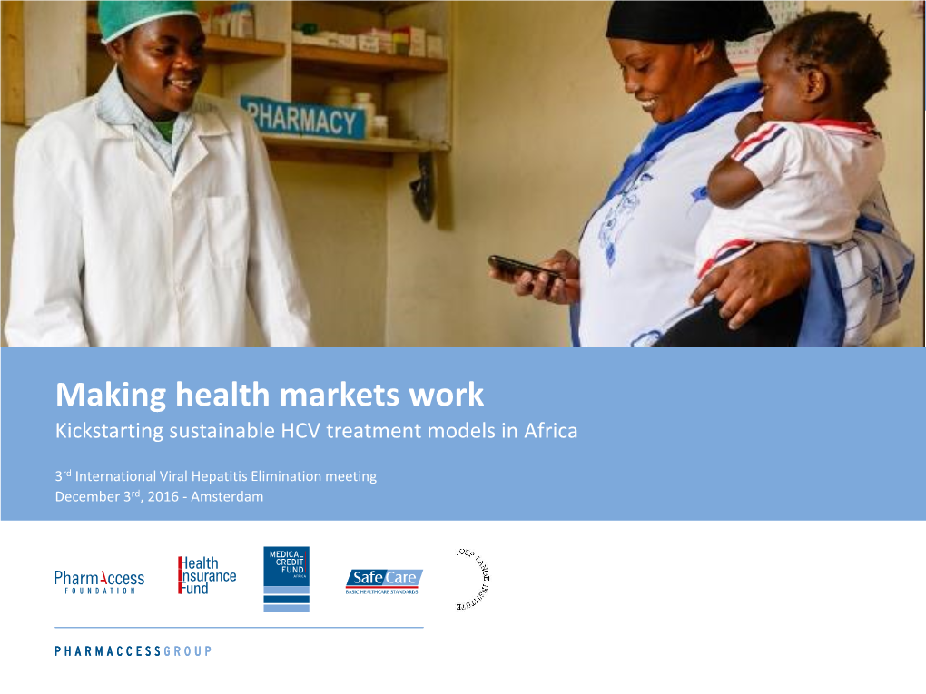 HCV Treatment Models in Africa