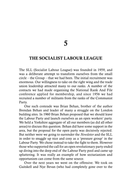The Socialist Labour League