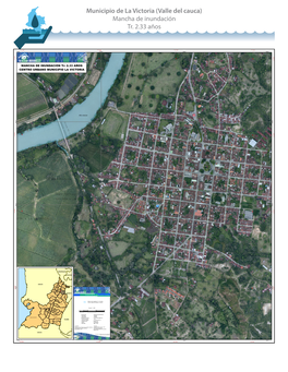 Municipio De La Victoria (Valle Del Cauca) Mancha De Inundación Tr
