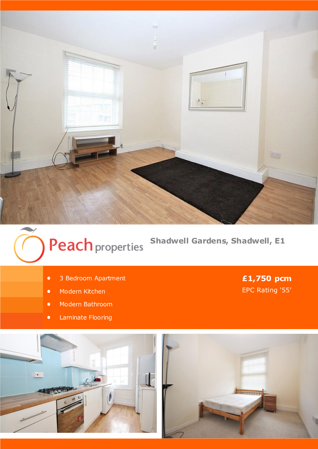 £1,750 Pcm Shadwell Gardens, Shadwell, E1