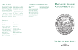 Dartmouth College Commencement
