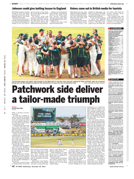 Patchwork Side Deliver a Tailor-Made Triumph