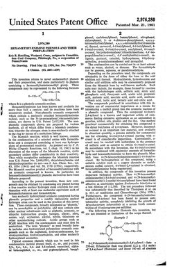 United States Patent Office Patented Mar