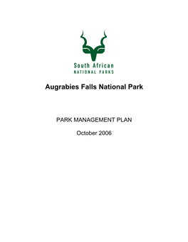 Augrabies Falls National Park
