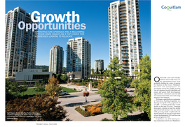 Opportunities Infrastructure Upgrades and a Welcoming Attitude Make Coquitlam a Top Choice for Businesses Looking to Relocate